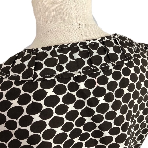 Talbots Silk Top Size 8 sleeveless Brown EUC - Picture 7 of 11